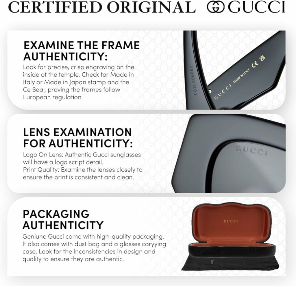 How to Authenticate Gucci Sunglasses in Saudi Arabia
